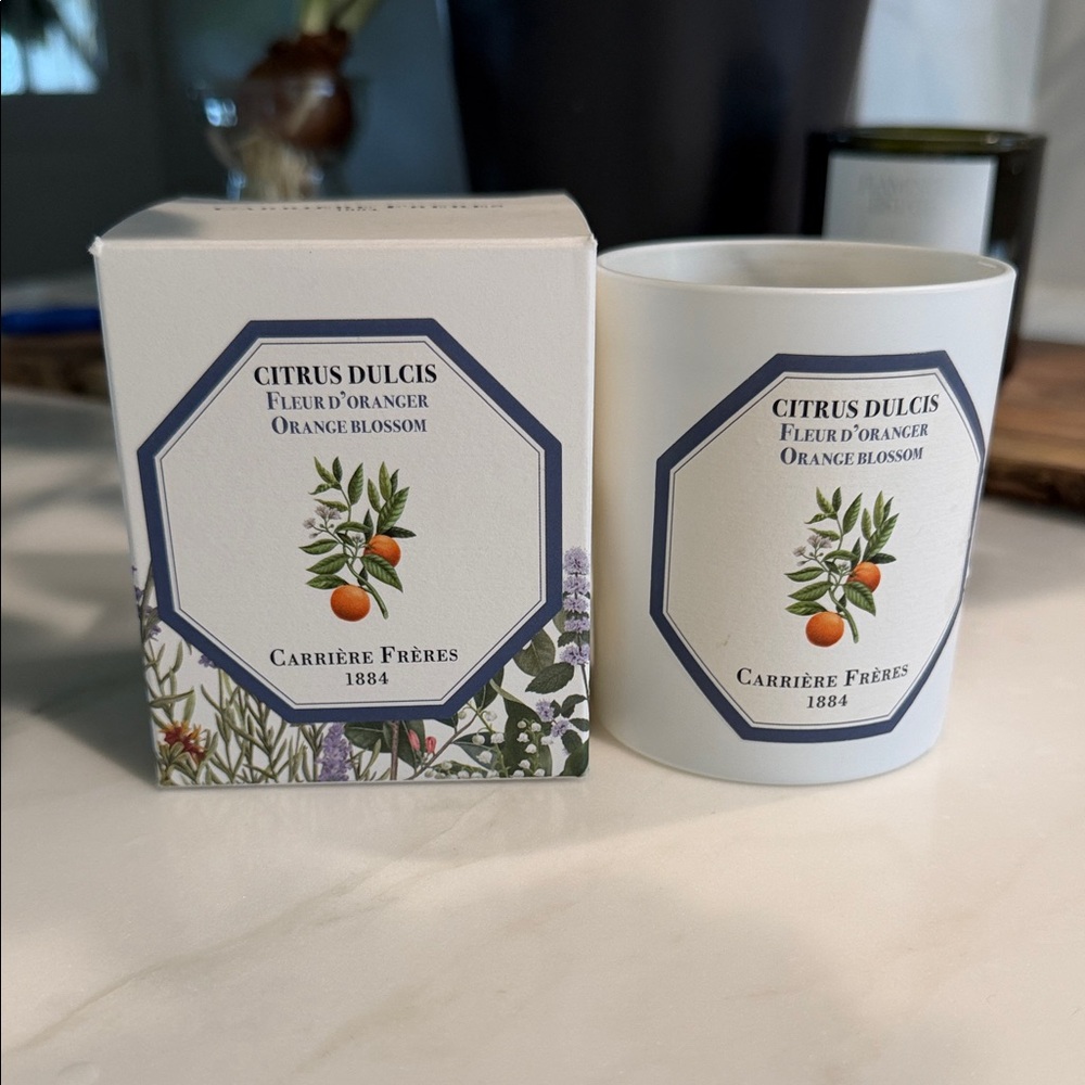 EMPTY Carriere Freres Citrus Dulcis Candle and Box